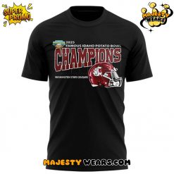 Washington State Cougars Football Are 2025 Famous Idaho Potato Bowl Champions T-Shirt