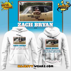 Zach Bryan “With Heaven On Tour” 2026 Special White Hoodie