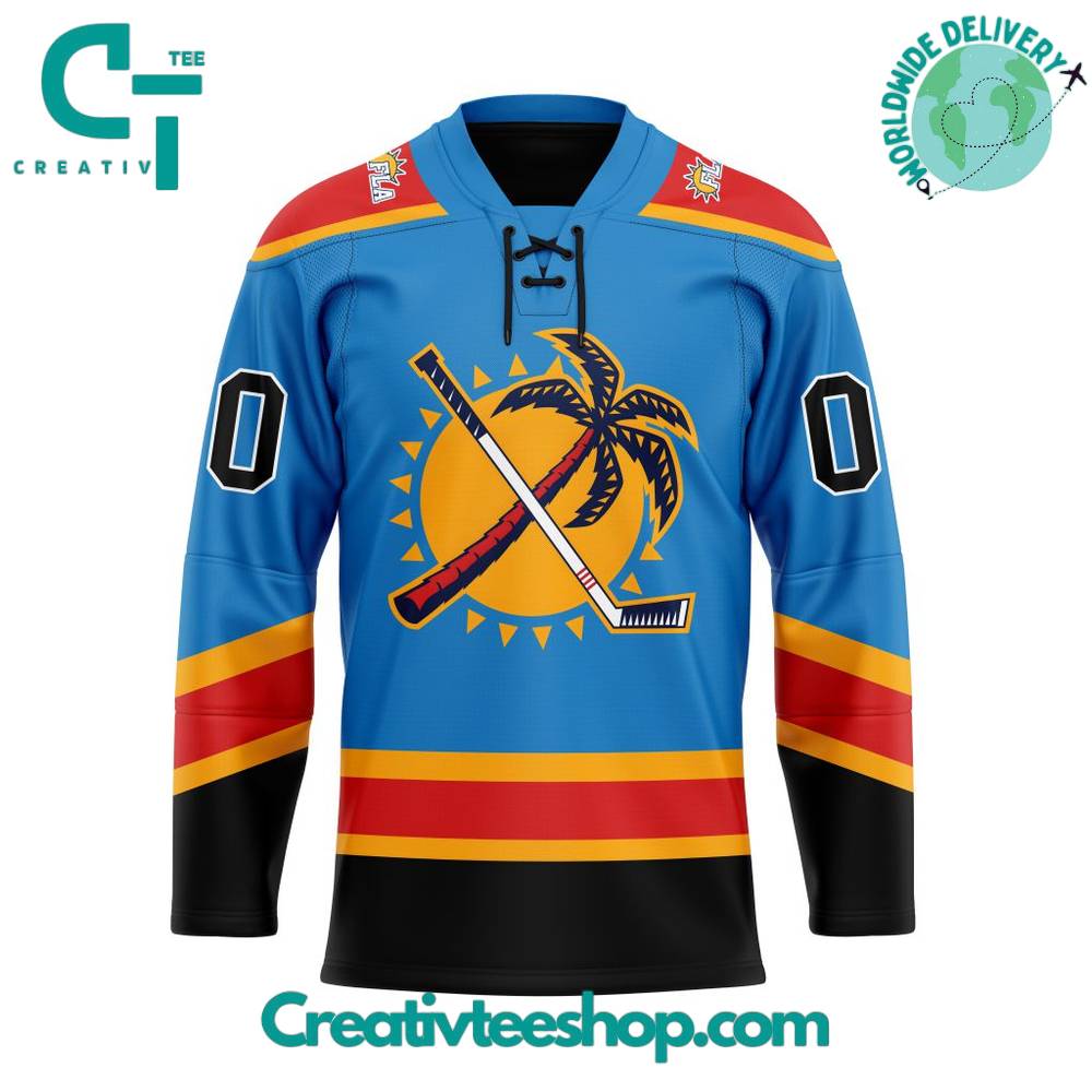 NHL Florida Panthers Personalized Reverse Retro Hockey Jersey NHL Florida Panthers Personalized Reverse Retro Hockey Jersey