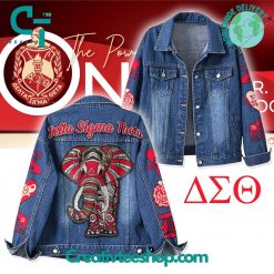 Delta Sigma Theta Sorority Inc Denim Jacket