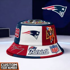 New England Patriots x Bad Bunny Super Bowl 2026 Bucket Hat