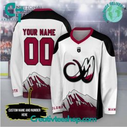 NLL Colorado Mammoth Custom Hockey Jersey