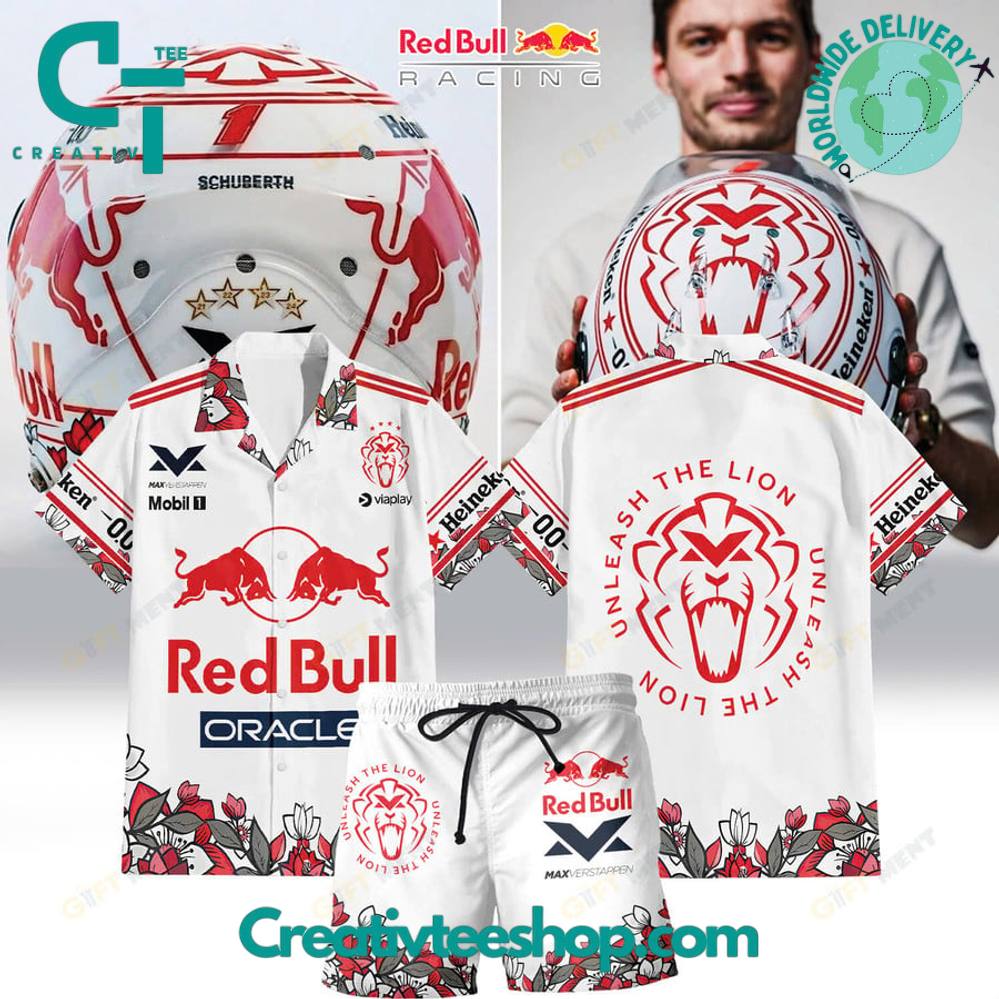 Max Verstappen Red Bull Racing Japan GP Hawaiian Set Max Verstappen Red Bull Racing Japan GP Hawaiian Set