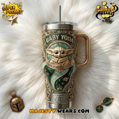 Baby Yoda The Force is Cute YETI Tumbler