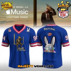 Bad Bunny Super Bowl LX The Halftime Show “Benito Bowl” Custom Football Jersey