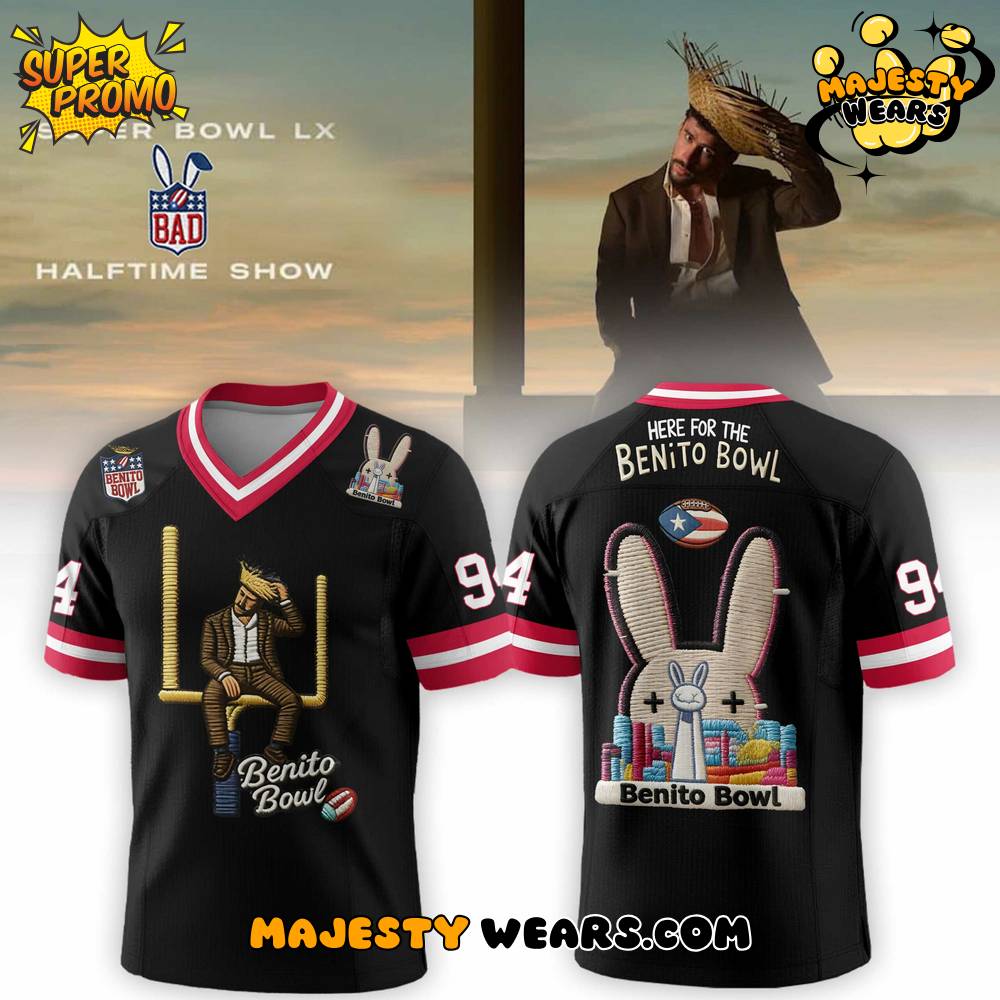 Benito Bowl Halftime Show Special Football Jersey Benito Bowl Halftime Show Special Football Jersey