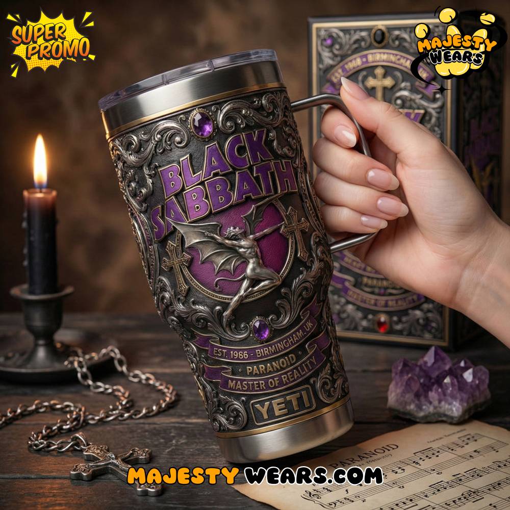 Black Sabbath “Master of Reality” YETI Tumbler Black Sabbath “Master of Reality” YETI Tumbler