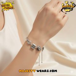 Bob Dylan “American Poet” Adjustable Charm Bracelet – Premium Accessory for Collectors