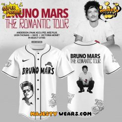 Bruno Mars – The Romantic Tour 2026 Baseball Jersey