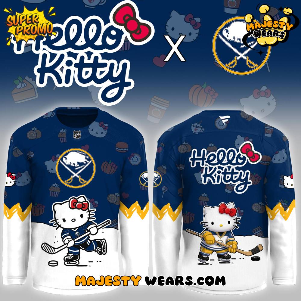 Buffalo Sabres x Hello Kitty Special Edition Hockey Jersey Buffalo Sabres x Hello Kitty Special Edition Hockey Jersey