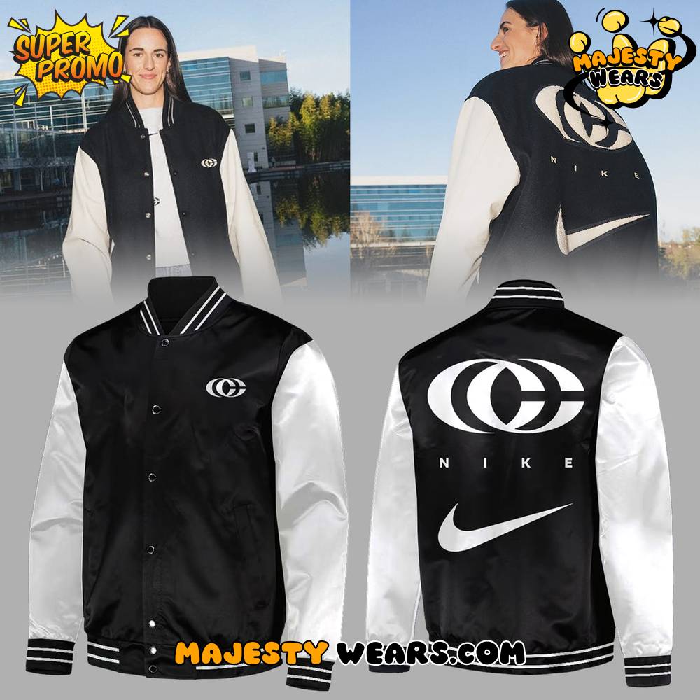 Caitlin Clark Special Black Bomber Jacket Caitlin Clark Special Black Bomber Jacket