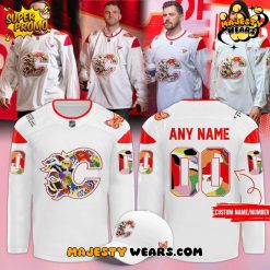 Calgary Flames Pride Night” 2026 Custom Hockey Jersey