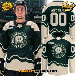 Charlotte Checkers x 𝐓𝐡𝐞 𝐐𝐮𝐞𝐞𝐧 𝐂𝐢𝐭𝐲 𝐆𝐫𝐢𝐭𝐬 Custom Hockey Jersey