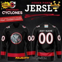 Cincinnati Cyclones Hidden Piegon Custom Hockey Jersey