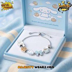 Cinnamoroll Adjustable Charm Bracelet Cinnamoroll Adjustable Charm Bracelet