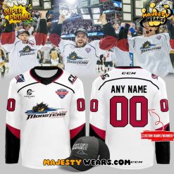 Cleveland Monsters 𝐋𝐀𝐊𝐄 𝐄𝐑𝐈𝐄 Custom Hockey Jersey