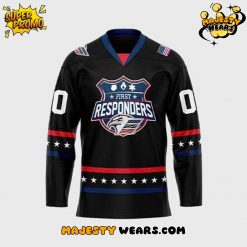 Colorado Eagles First Responders Night Custom Hockey Jersey