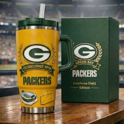 Green Bay Packers “Cheese” Edition Tumbler