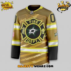 Dallas Stars Fire Dept Custom  Hockey Jersey
