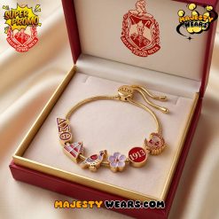 Delta Sigma Theta Adjustable Charm Bracelet