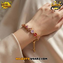 Delta Sigma Theta Adjustable Charm Bracelet