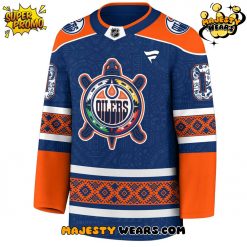Edmonton Oilers Indigenous People Heritage Custom Hockey Jersey