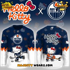 Edmonton Oilers x Hello Kitty Special Edition Hockey Jersey