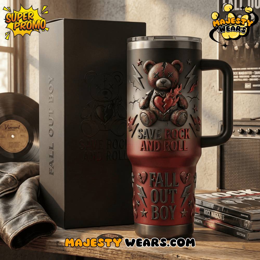 Fall Out Boy “Save Rock n Roll” YETI Tumbler Fall Out Boy “Save Rock n Roll” YETI Tumbler