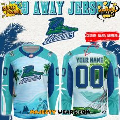 Florida Everblades 239 Away Custom Hockey Jersey