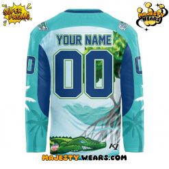 Florida Everblades 239 Away Custom Hockey Jersey