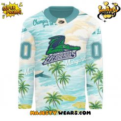 Florida Everblades Margaritaville Night Custom Hockey Jersey