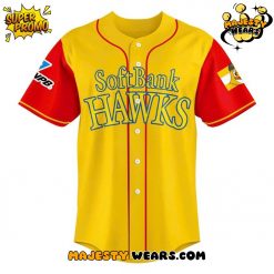 Fukuoka SoftBank Hawks x Pokémon 30th Anniversary Baseball Jersey