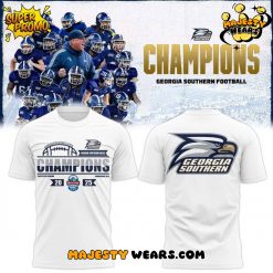 Georgia Southern Eagles 2025 Jlab Birmingham Bowl Champions T-Shirt – White