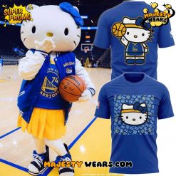 Golden State Warriors 2025 Hello Kitty Night T-Shirt