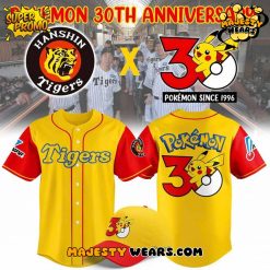 Hanshin Tigers x Pokémon 30th Anniversary Baseball Jersey