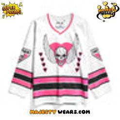 Hart Foundation Retro Hockey Jersey – White