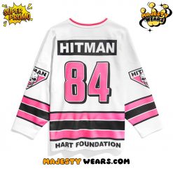 Hart Foundation Retro Hockey Jersey – White