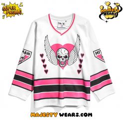 Hart Foundation Retro Hockey Jersey White