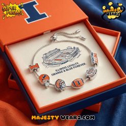 Illinois Fighting Illini Adjustable Charm Bracelet – Premium Accessory for Collectors
