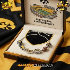 Iowa Hawkeyes Adjustable Charm Bracelet – Premium Accessory for Collectors