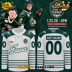 Iowa Wild Outdoor Classic Custom Hockey Jersey