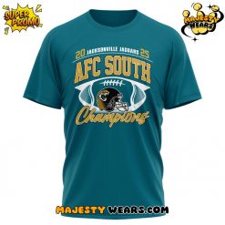 Jacksonville Jaguars 2025 AFC South Champions T-Shirt
