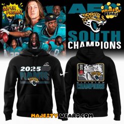 Jacksonville Jaguars Heather Charcoal 2025 Playoffs Ready Hoodie