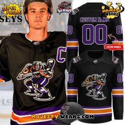 Knoxville Ice Bear New Season 2025-2026 Custom Black Hockey Jersey