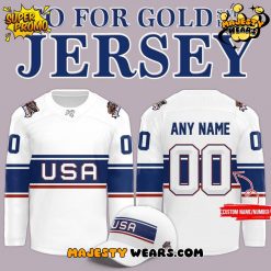 Knoxville Ice Bears Go for Gold Night Custom Hockey Jersey