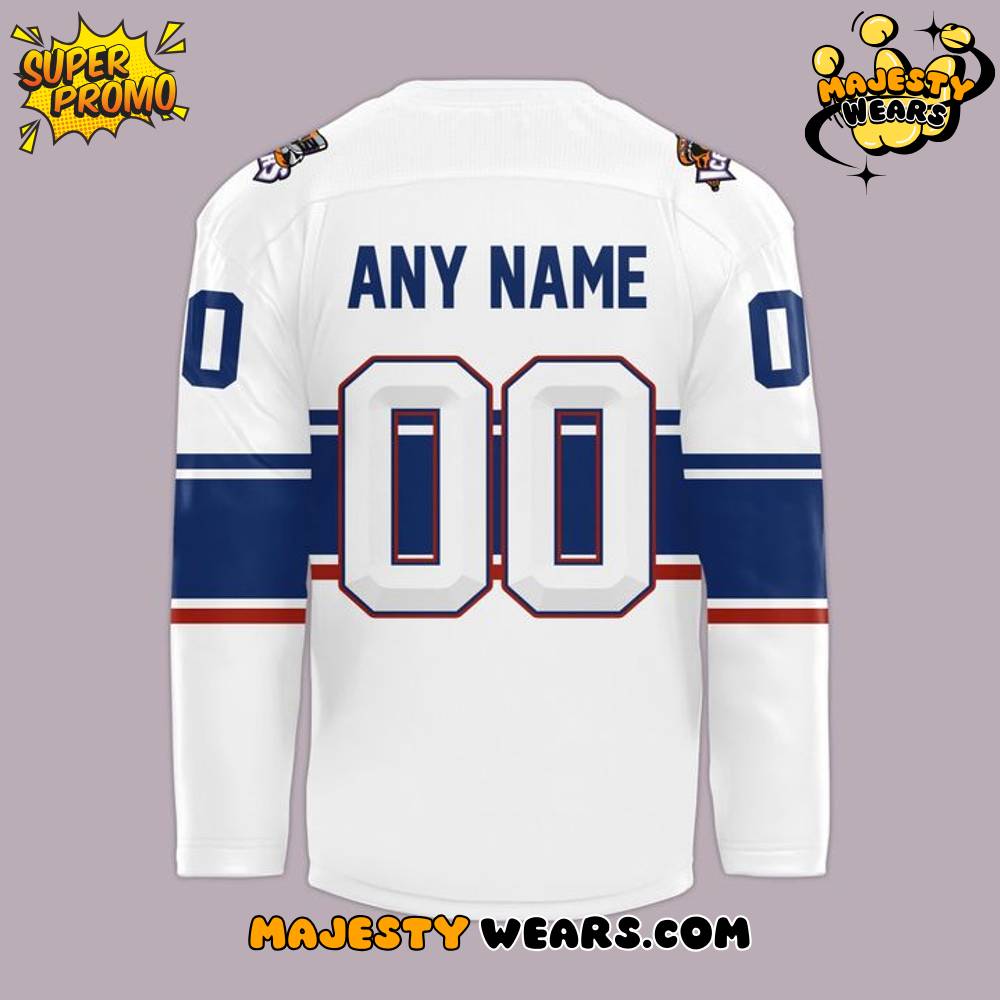 Knoxville Ice Bears Go for Gold Night Custom Hockey Jersey Knoxville Ice Bears Go for Gold Night Custom Hockey Jersey