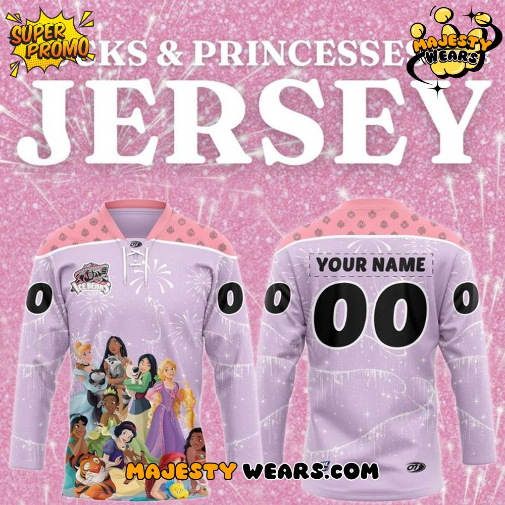 Knoxville Ice Bears Pucks & Princesses Custom Hockey Jersey Knoxville Ice Bears Pucks & Princesses Custom Hockey Jersey