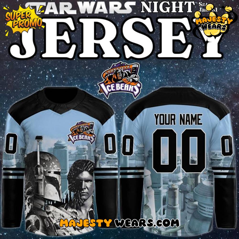 Knoxville Ice Bears Star Wars Night Custom Hockey Jersey Knoxville Ice Bears Star Wars Night Custom Hockey Jersey
