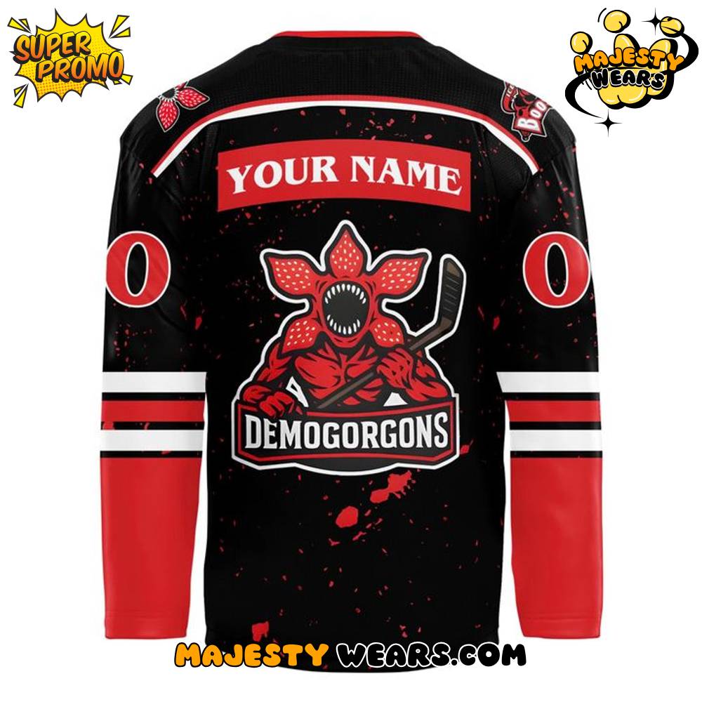 Knoxville Ice Bears x Stranger Things Custom Hockey Jersey Knoxville Ice Bears x Stranger Things Custom Hockey Jersey