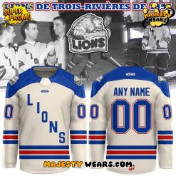 Lions de Trois-Rivières de 1955 Throwback Custom Hockey Jersey